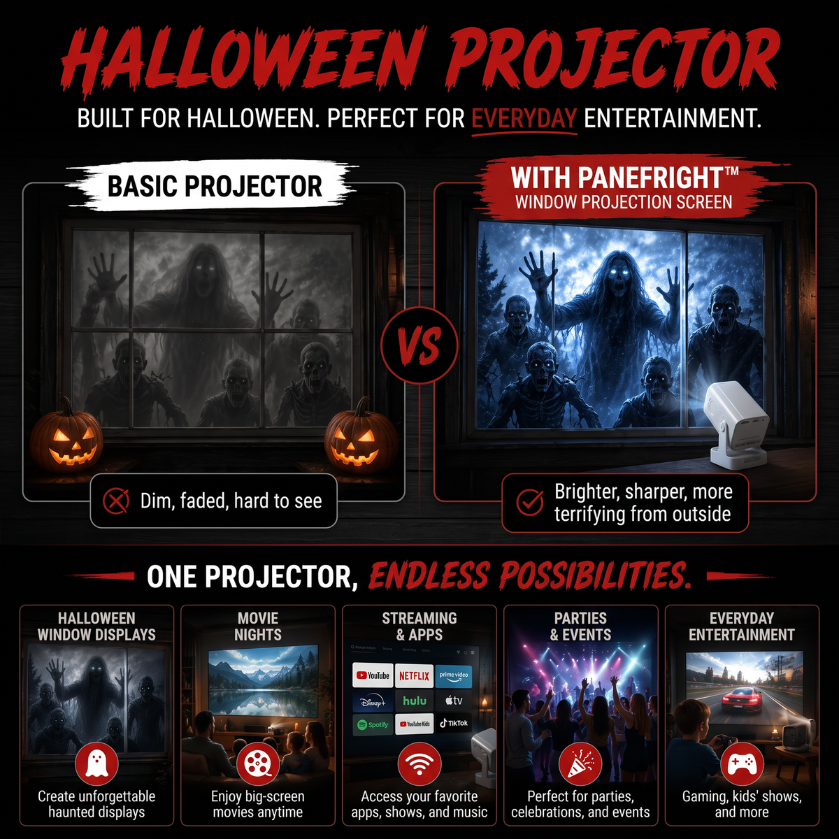 Haunt Beam™ Projector